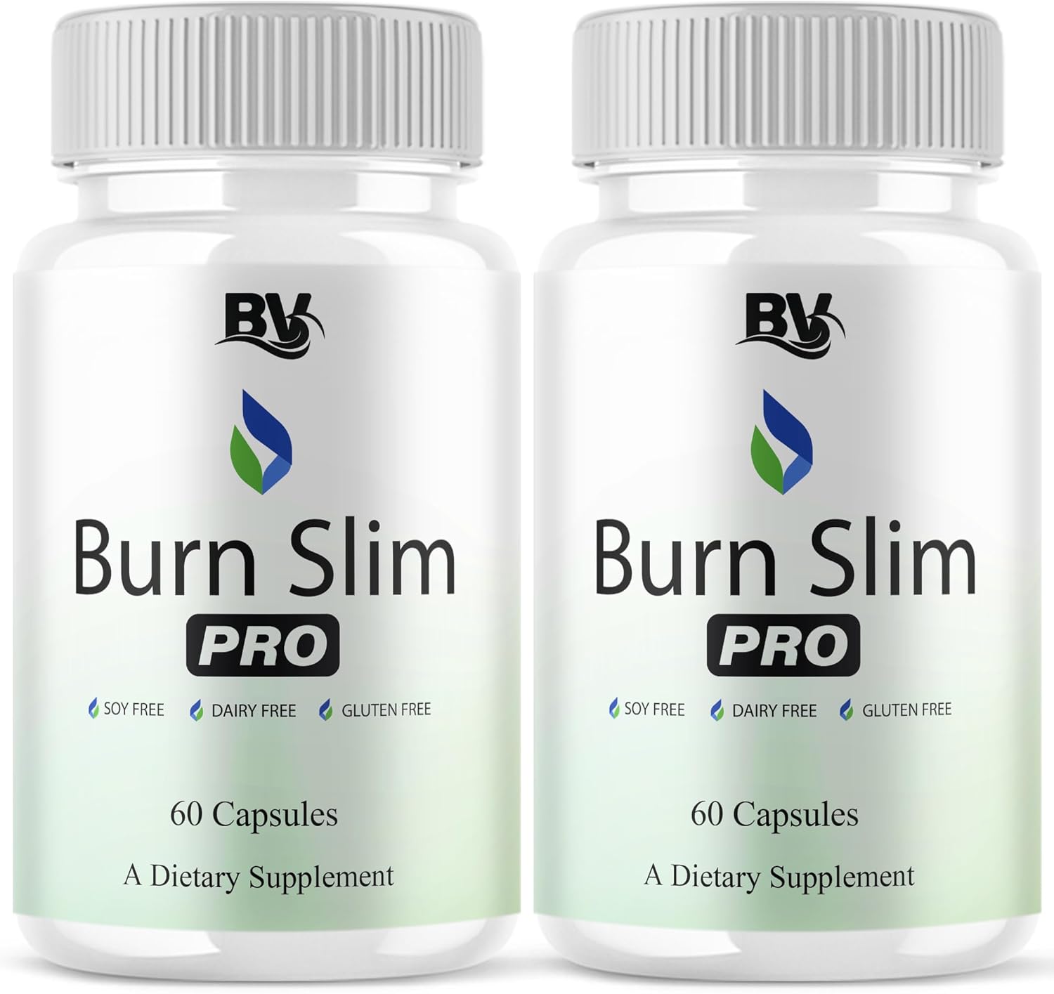 BLUE VIBE Burn Slim Pro Capsules, BurnSlim Advanced Maximum Strength Overall Health & Wellness Support Supplement, Burn Slim Premium All Natural Daily Health Support Formula (2 Pack – 120 Capsules)