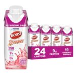 BOOST Breeze Clear Nutritional Drink - 250 Calories - 19 Vitamins & Minerals - 9 g Protein – Fortified with Vitamin A & Zinc - Wild Berry Flavor - 8 fl oz (Pack of 24)