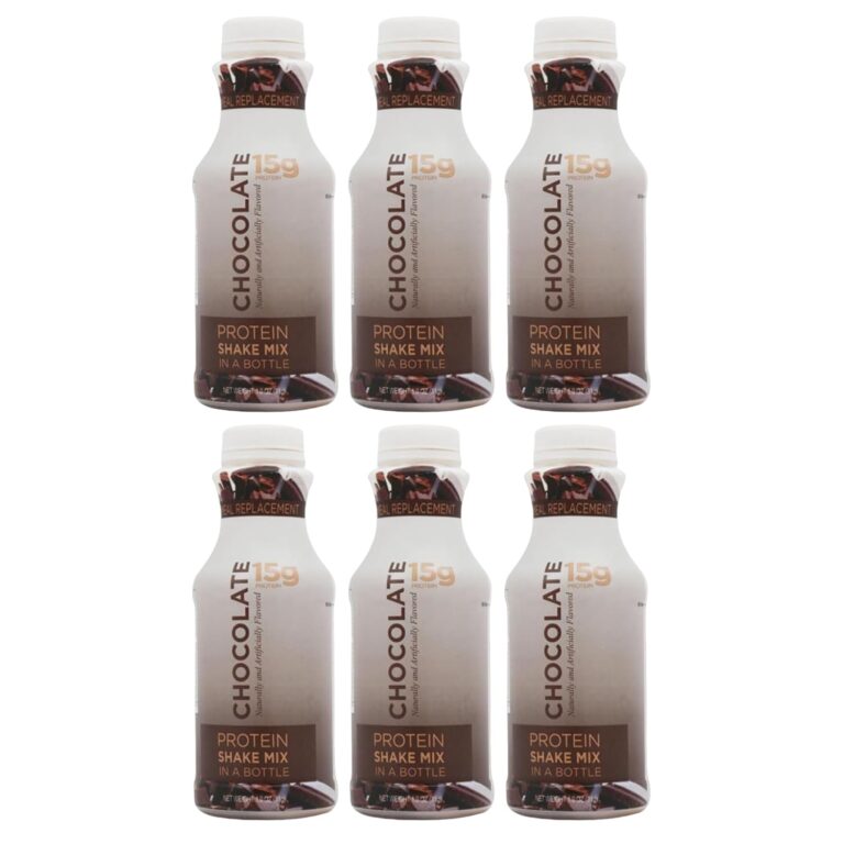 BariatricPal 15g Protein Shake Mix in a Bottle - Chocolate Cream (6-Pack)