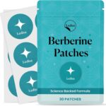 Berberine Patches | Berberine Patch with L-Glutamine, Garcinia Cambogia, Resveratrol for Women & Men | 30 Days Supply