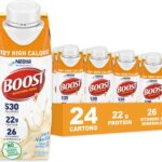 Boost Very High Calorie Vanilla Nutritional Drink – 22g Protein, 530 Nutrient Rich Calories, 8 Fl Oz (Pack of 24)