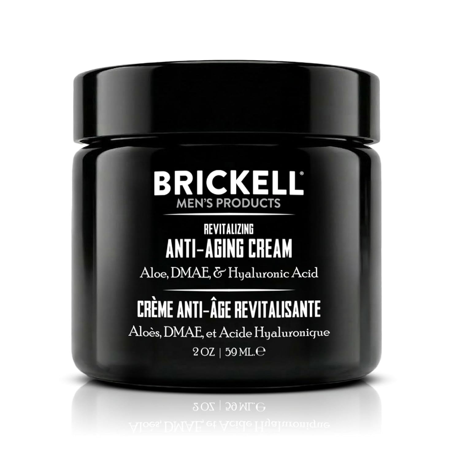 Brickell Men’s Revitalizing Anti-Aging Cream For Men, Face Moisturizer For Face To Reduce Fine Lines and Wrinkles, Natural and Organic Anti Wrinkle Night Face Cream, 2 Ounce, Scented