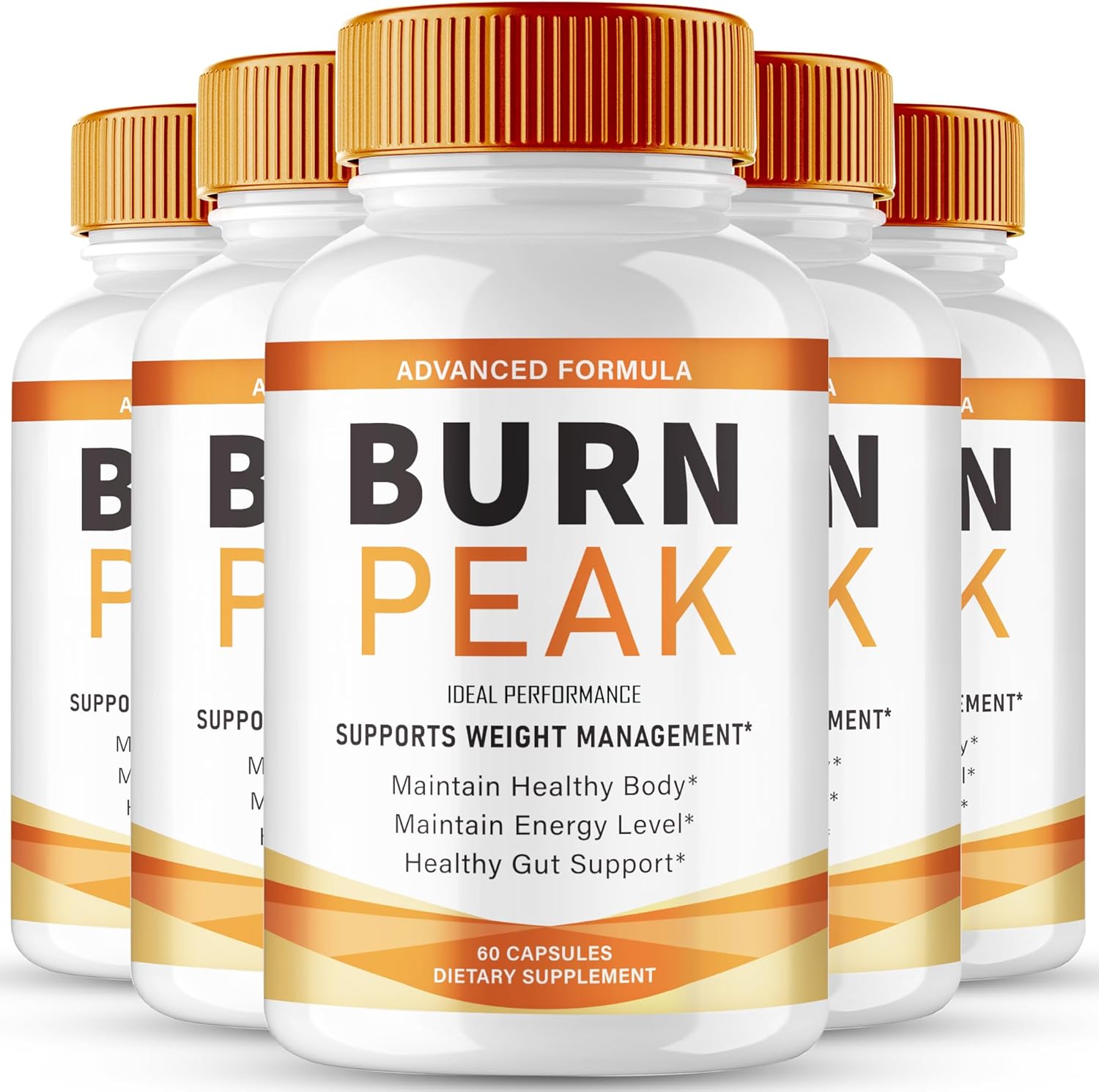 Burn Peak Capsules, Official BurnPeak Supplement Pills – Maximum Strength, All Natural Keto Capsule to Sustain Active Lifestyle & Fitness Goals, Overall Health Burn Peak Reviews (5 Pack)