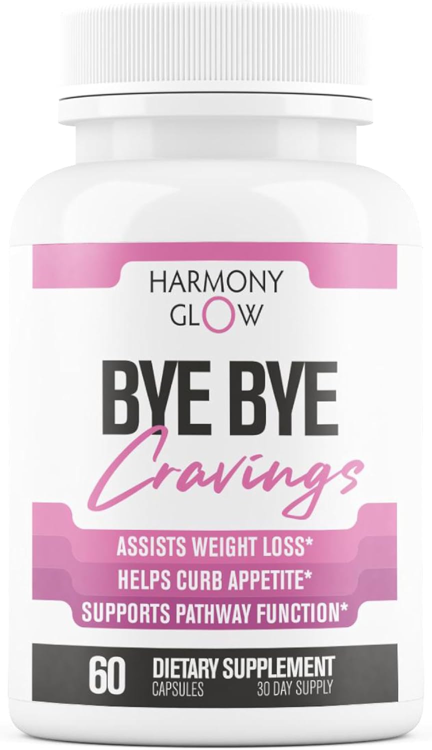 ByeBye Cravings Appetite Suppressant – Supports GLP-1 Pathway Function, Weight Loss Pills for Women & Fat Burner + Appetite Suppressant | 3rd Party Tested Supplement – 60 Capsules to Lose Weight