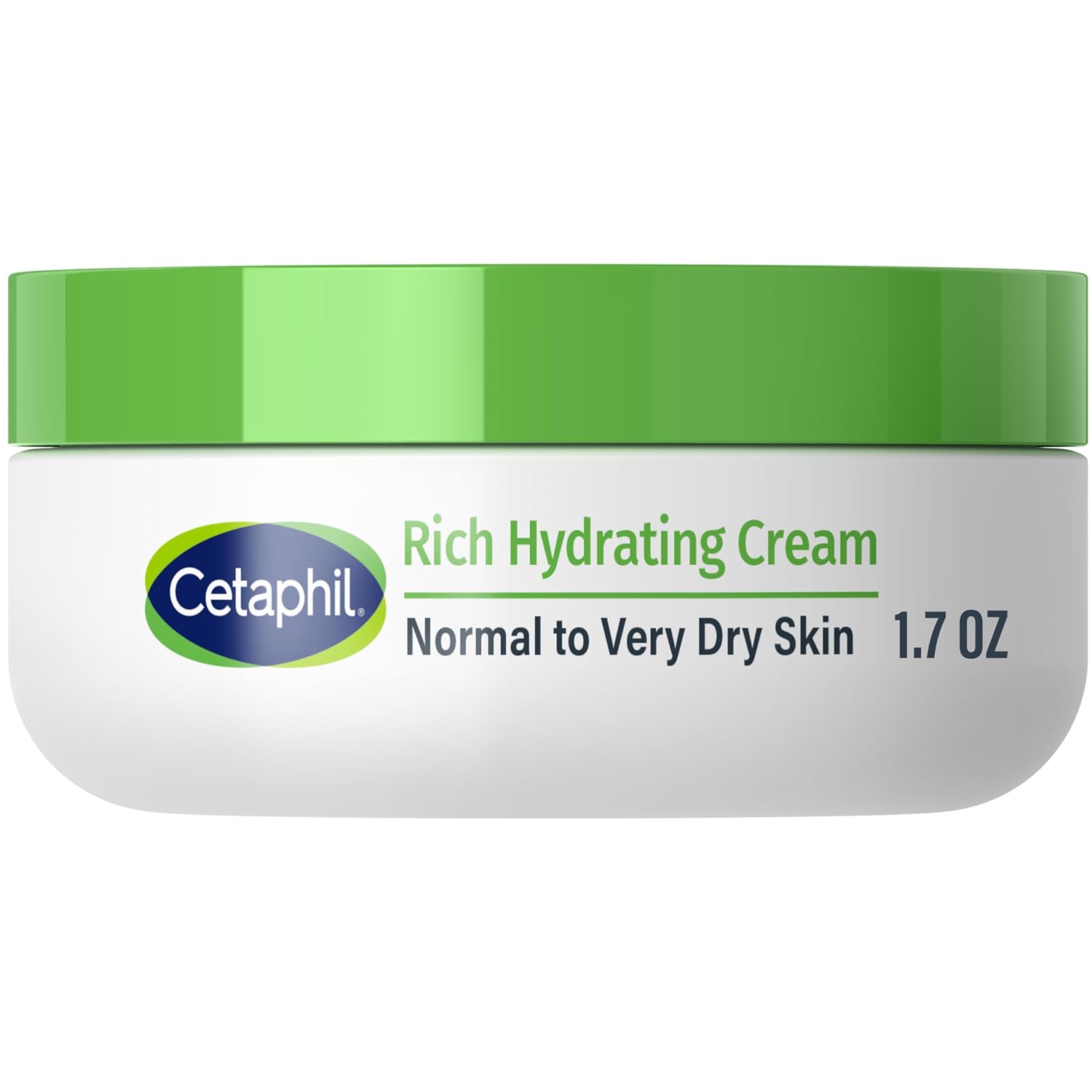 CETAPHIL Rich Hydrating Night Cream For Face, With Hyaluronic Acid, 1.7 oz, Moisturizing Cream For Dry To Very Dry Skin, No Added Fragrance, (Packaging May Vary)