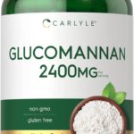 Carlyle Glucomannan Capsules | 200 Count | Soluble Fiber Pills | Non-GMO, Gluten Free Supplement