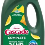 Cascade Complete Dishwasher Detergent Liquid Gel, Dish Detergent, Dishwasher Soap, Citrus, 75oz