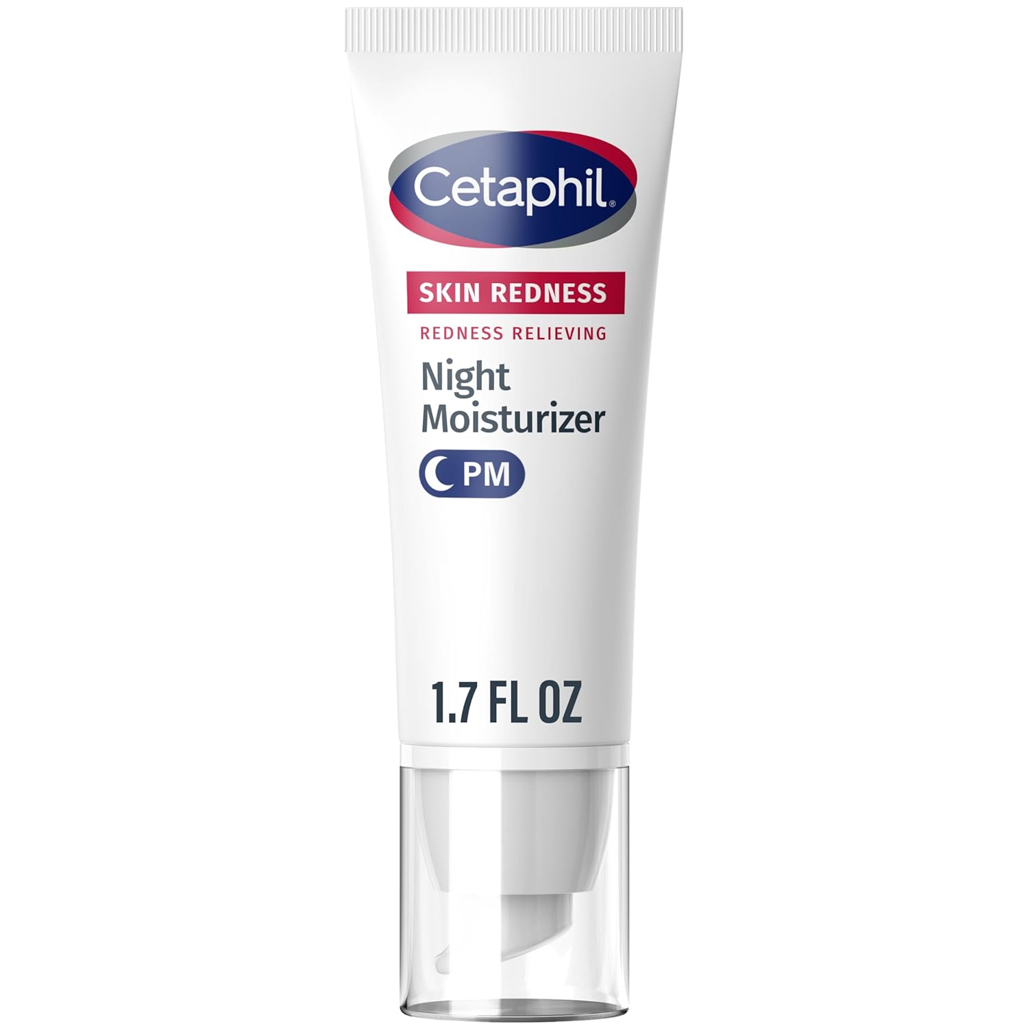 Cetaphil Night Cream, Redness Relieving Night Moisturizer for Face, 1.7 fl oz, For Dry, Redness-Prone Skin, Hypoallergenic, Fragrance Free