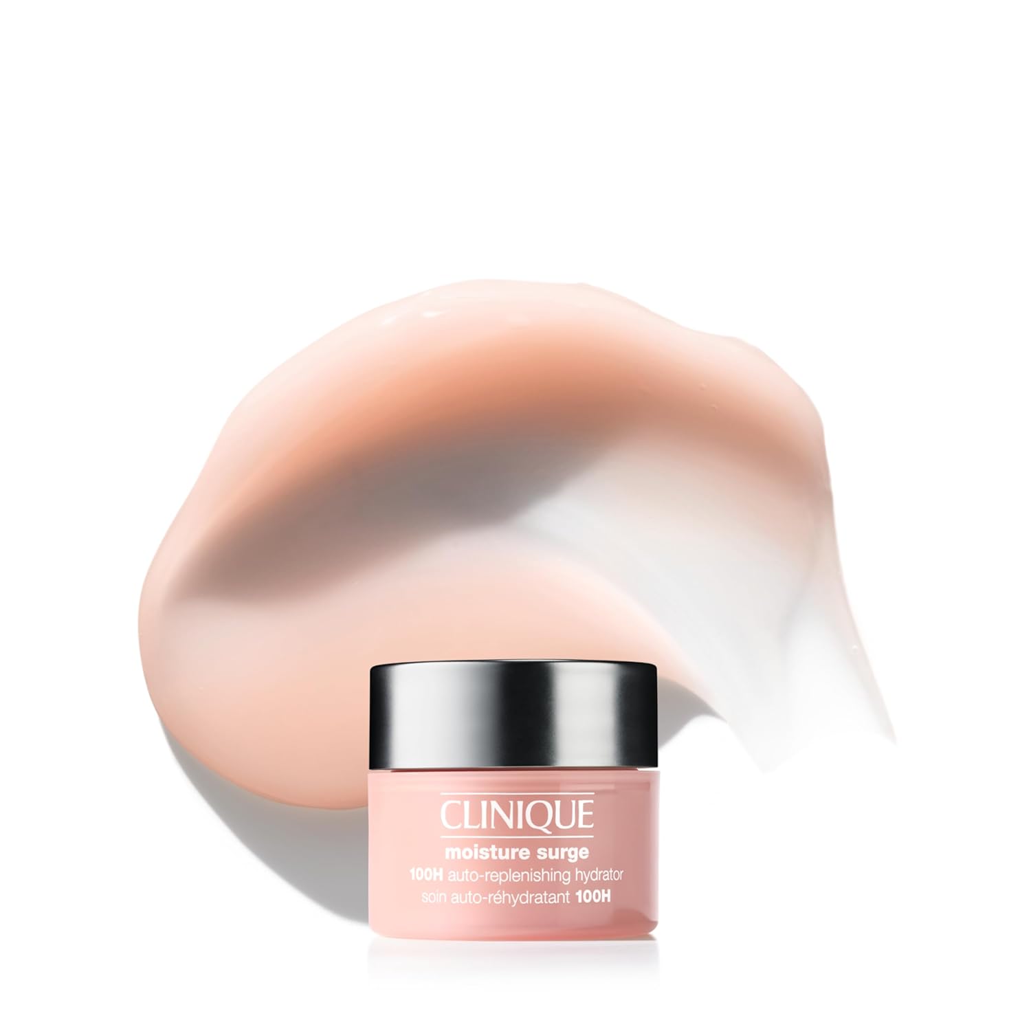 Clinique Moisture Surge 100H Auto-Replenishing Hydrator Oil Free Face Moisturizer | With Hyaluronic Acid, Aloe Bioferment and Vitamins C + E | For All Skin Types | Hydrating + Moisturizing