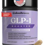 ColonBroom GLP-1 Weight Management Supplement for Women & Men - GLP1 Supports Appetite Control, Energy & Mood Balance - Vegan, Gluten-Free Diet Capsules | 60 Count