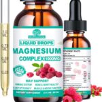 Cortisol Detox for Women & Men w. Super Calm 16-in-1 Magnesium, Theanine, Ashwagandha, St Johns Wort, Lemon Balm, Cortisol Wellness Liquid Drops for Balanced Cortisol, Harmone Balanced & Relaxation