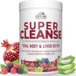 Country Farms Super Cleanse, Super Juice Cleanse, Supports Healthy Digestive System, 34 Fruits and Vegetables with Aloe, Promotes Natural Detoxification, Drink Powder, 14 Servings, 9.88 Ounce