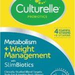 Culturelle Metabolism + Weight Management with SlimBiotics® Probiotic Capsules – 30 Count – Helps Safely Manage Weight - Promotes Healthy Metabolism and Physical & Mental Energy