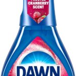 Dawn Powerwash Spray, Dish Soap, Dishwashing Liquid, Cleaning Supplies, Frosted Cranberry, 1 Starter Kit, 16 Fl Oz