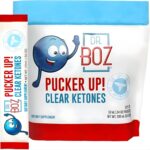 Dr. Boz - Pucker UP! Clear Ketones, 20 Packets - Pure Liquid BHB - Fast Acting Exogenous Ketones - Increase Energy & Clarity - Max Strength - Quality Tested - Made in USA - Keto Diet - 0.34oz (10ml)