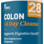 Dr. Tobias Colon Cleanse - Constipation Relief & Gut Health Support for Women & Men | 14 Day Colon Cleanser for a Gentle Colon Detox & Gut Flush - 28 Capsules (1-2 Daily)