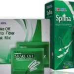 EDMARK Duo: Shake Off Phyto Fiber Pandan 20g x 12 Sachets + Splina Liquid Chlorophyll 500ml Bottle | Detox Drink Set for Cleansing, Digestion Support, Energy Boost & Body Balance (Pack of 2)