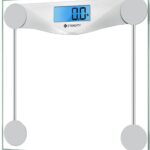 Etekcity Digital Body Weight Bathroom Scale, Large Blue LCD Backlight Display, High Precision Measurements,6mm Tempered Glass, 400 Pounds