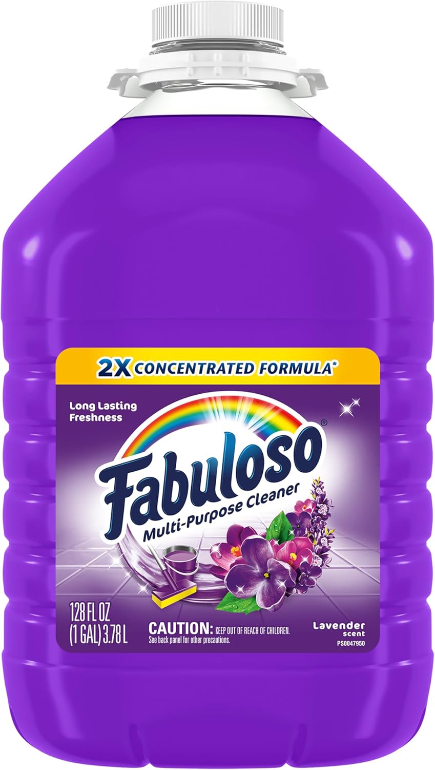 Fabuloso Multi-Purpose Cleaner 2x Concentrated, Lavender – 128 fl oz