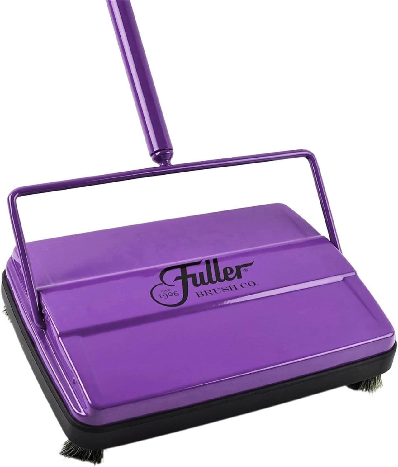 Fuller Brush 17032 Electrostatic Carpet & Floor Sweeper – 9″ Cleaning Path – Lightweight – Ideal for Crumby Messes – Works On Carpets & Hard Floor Surfaces – Purple