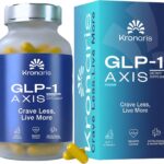 GLP-1 AXIS | Appetite Suppressant for Weight Loss & Natural GLP-1 Supplement for Weight Management, Odorless 8 in 1 Formula with Berberine & Green Tea Extract for Daily Energy Focus, Vegan, 90 Caps