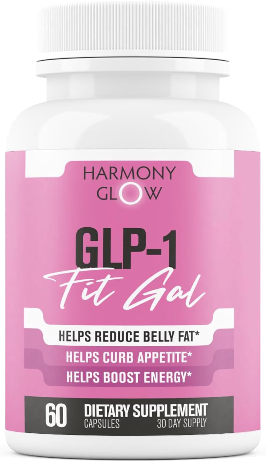 GLP-1 Fit Gal | Weight Loss Pills, Appetite Suppressant & Fat Burner for Women | Supports Healthy Pathways Associated with GLP-1 Activity | 3rd Party Tested Supplement – 60 Capsules for Adults