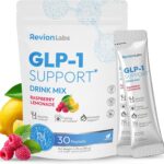 GLP-1 Support Drink Mix Powder - Weight Loss Support Natural Appetite Suppressant & Metabolic Booster for Women Men - Daily Fat Burn Cravings Control & Gut Health GLP1 Support Supplement