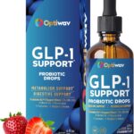 GLP-1 Support Probiotic Supplement for Weight Loss Fat Burner Support - Daily Natural Herbal Supplement for Women Men Digestive & Metabolic Health