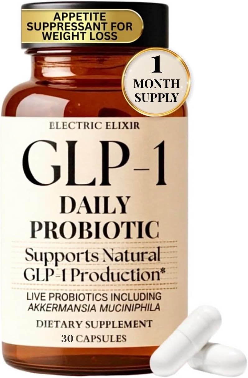GLP-1 Weight Loss Supplement with Akkermansia – Reduce Hunger & Cravings, Support Fat Loss & Metabolism, Boost Natural GLP1 Production, Appetite Suppressant for Men & Women