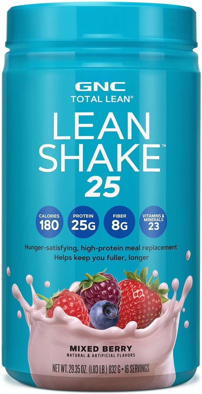 GNC Total Lean Lean Shake 25 – Mixed Berry (16 Servings)