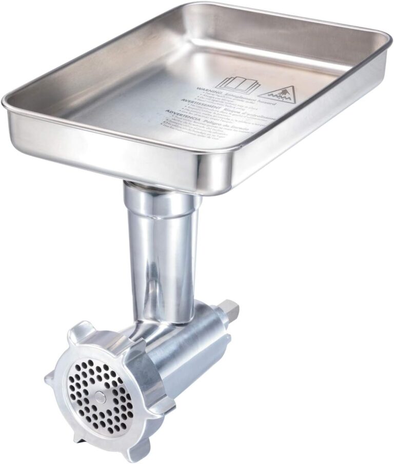 Hamilton Beach Professional 63245 Stand Mixer Specialty Metal Meat and Food Grinder Attachment Set, STAINLESS STEEL
