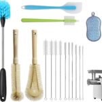Heavy-Duty Multi-Purpose Kitchen Brush Set | for Meat Grinder, Mixer & Home Cleaning | Complete Kit for Stubborn Residue Removal (16-Piece Set)