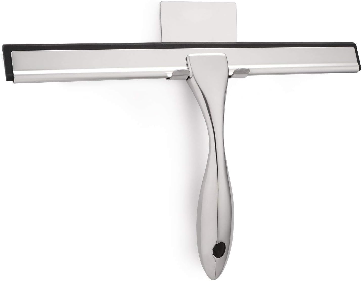 Hiware All-Purpose Shower Squeegee for Shower Doors, Bathroom, Window and Car Glass – Stainless Steel, 10 Inches