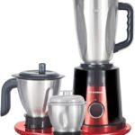 Indian Mixer Grinder, features 800 Watt motor Comes with 3 Stainless Steel Jars