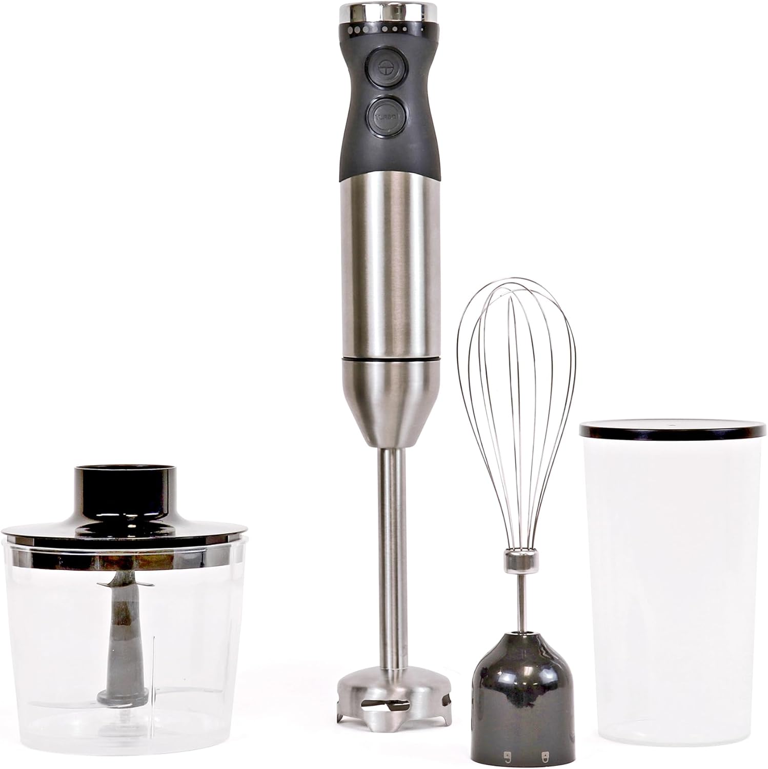 Kenmore Immersion Blender – Handheld Stick Mixer, Electric Hand Blender with Stainless Steel Shaft, Whisk, Variable Speed for Smoothies, Milkshakes, Baby Food, Puree, Batidora de Inmersión