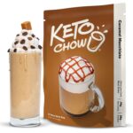 Keto Chow Caramel Macchiato | Keto Meal Replacement Shake Powder | Nutritionally Complete | Low Carb | Delicious Easy Meal Substitute | Protein Rich You Choose The Fat | 21 Meal Serving