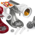KitchenAid 80127 KGSSA Stand Mixer Attachment with Food Grinder, Rotor Slicer, Shredder and Sausage Stuffer, White