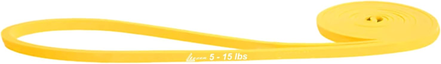 LEZER Resistance Bands – Pull Up Bands for Home Gym Fitness, Stretching, Physical Therapy & Training – Includes Instruction