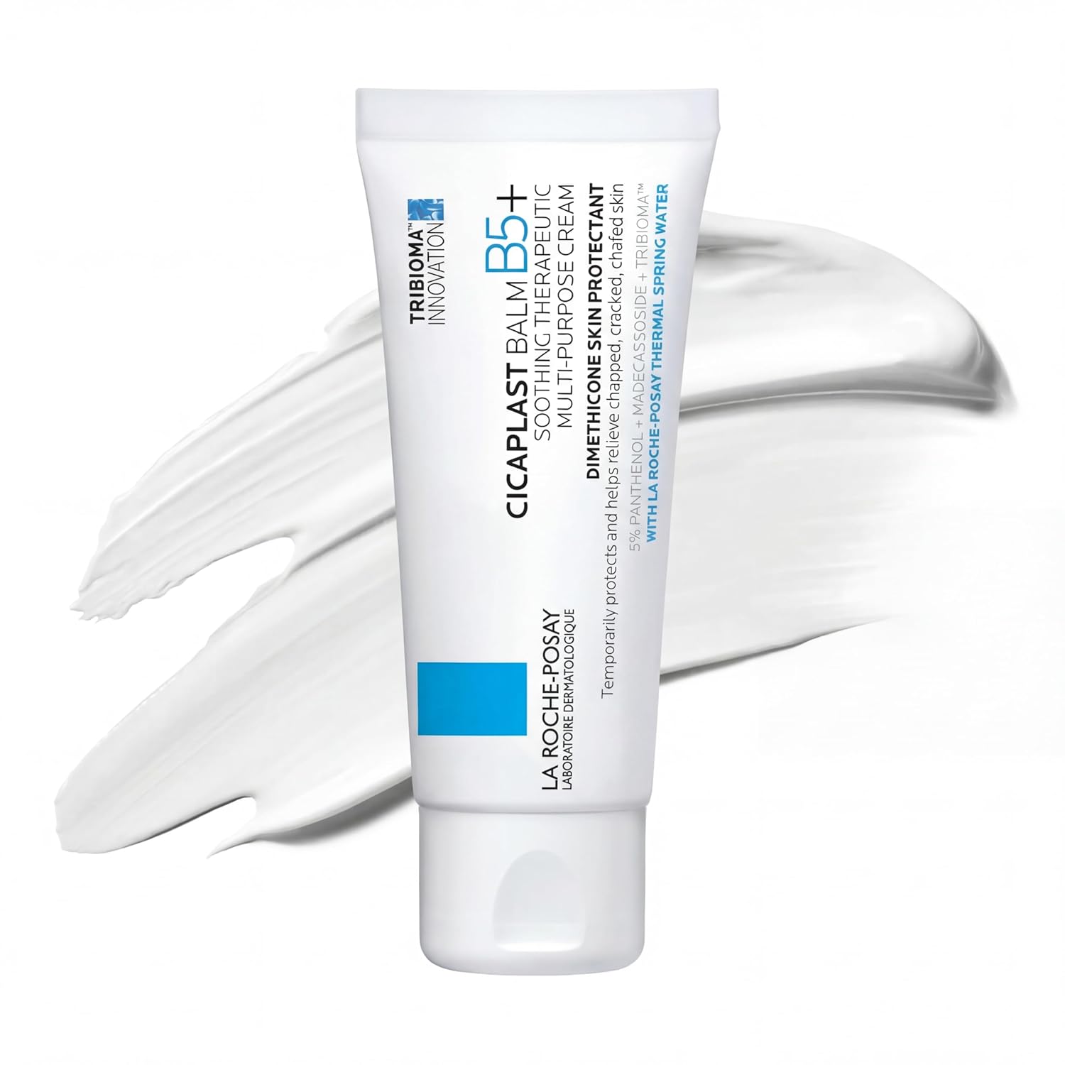 La Roche-Posay Cicaplast Balm B5, Healing Ointment and Soothing Therapeutic Multi Purpose Cream for Dry & Irritated Skin, Body and Hand Balm, Baby Safe, Fragrance Free