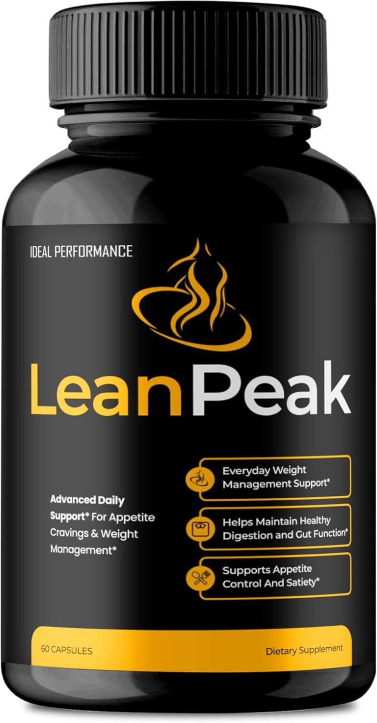 Lean Peak Capsules, Official LeanPeak Supplement Pills - Maximum Strength, All Natural Ingredients, Advanced Leanpeak for Overall Health & Wellness Support for Healthy Lifestyle Reviews (60 Capsules)