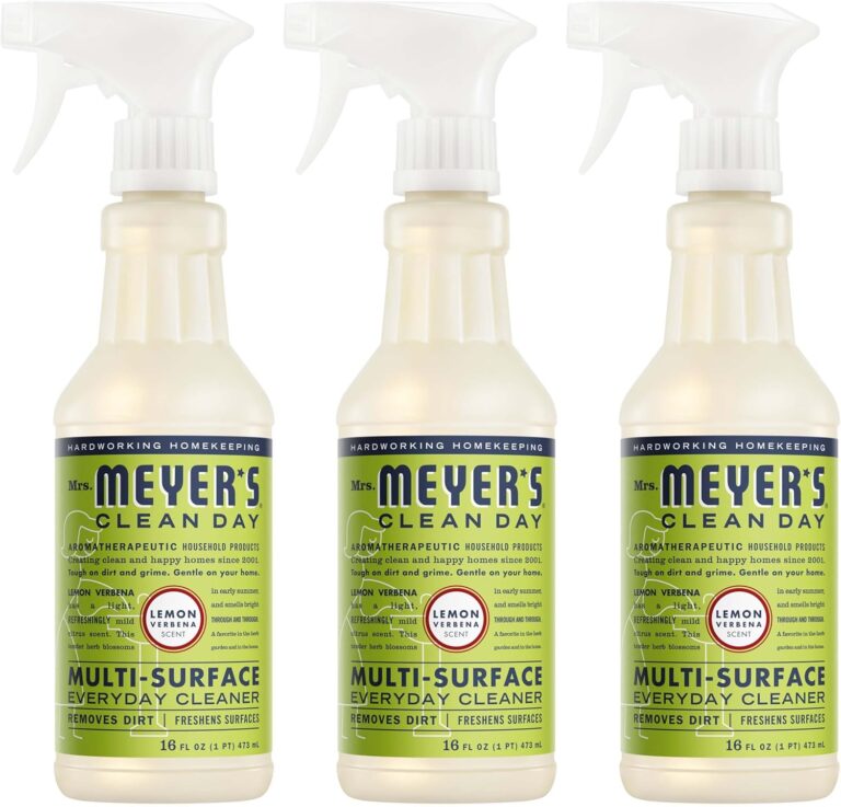 MRS. MEYER'S CLEAN DAY All-Purpose Cleaner Spray, Cruelty Free Formula, Lemon Verbena, 16 fl. oz - Pack of 3