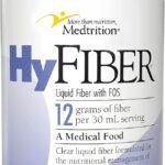 Medtrition HyFiber Daily Liquid Fiber for Regularity and Soft Stools, 12 Grams Soluble Fiber, 32 fl oz 1 Bottle