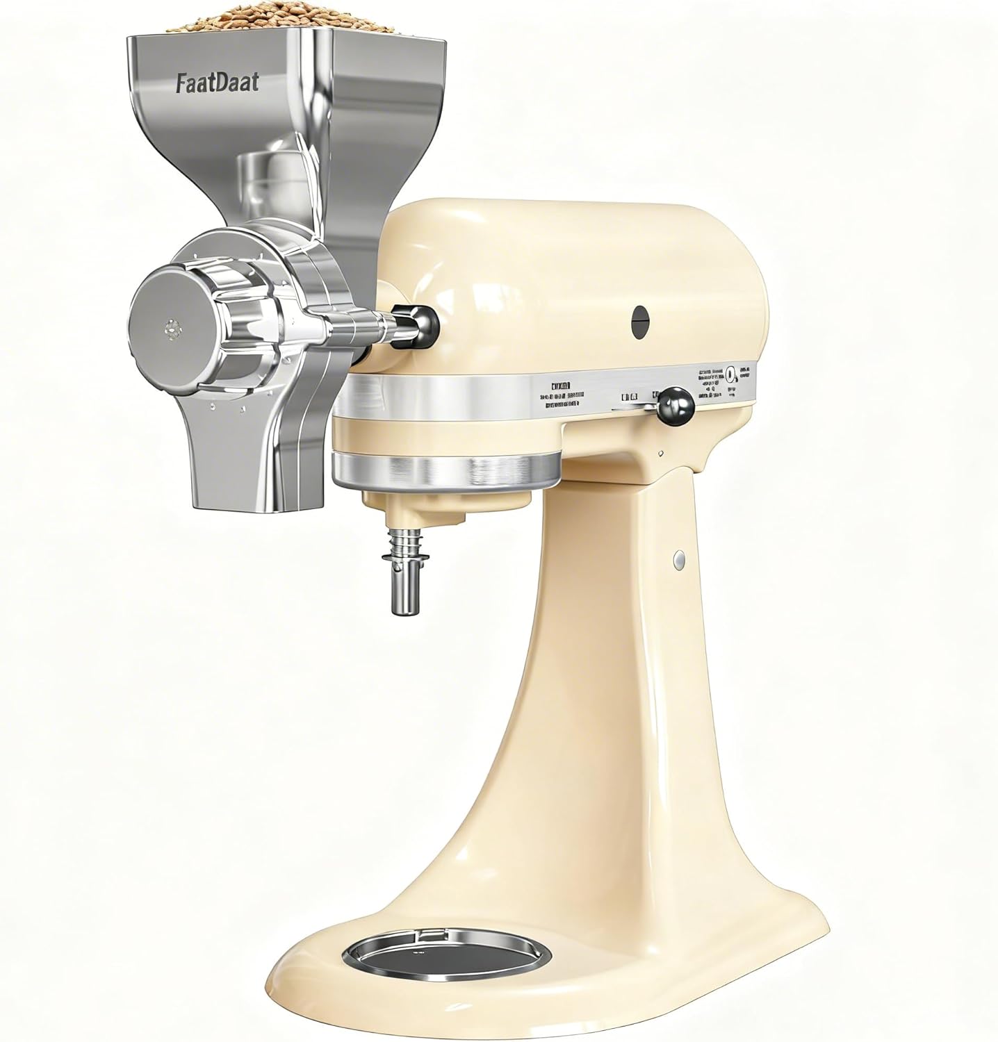 Metal Grain Mill Attachment for KitchenAid Stand Mixer – 12-Level Grind Adjustment, All-Metal Construction for Grinding Grains, Spices & More