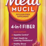 Metamucil, 4-in-1 Fiber Supplement, Psyllium Husk Powder, Sugar-Free Powder, Berry Flavored Drink, 114 Servings