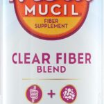 Metamucil Fiber Supplement, Unflavored Clear Mixing Powder, No Grit, No Sugar Added, Plant Based Prebiotic Fiber Supplement Blend for Daily Digestive Health, 75 teaspoons