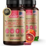 Morosil Clinically Tested C3G Supplement - Metabolism, Antioxidant, Wellness Support for Men & Women - 400mg Moro Red Orange Extract - 30 Veggie Capsules - Non-GMO, Gluten-Free, Vegan-Friendly