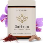 Natural Appetite Suppressant for Weight Loss – Organic Saffron Extract with BioPerine® for Enhanced Absorption – Supports Energy & Mood (90 Capsules)