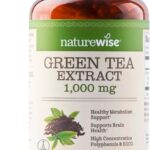 NatureWise Green Tea Extract Capsules 1000 mg - 50% EGCG & 98% Polyphenols - Extra Strength Green Tea Pills - Antioxidants for Heart Health & Energy - Vegan, Non-GMO - 60 Count[30-Day Supply]