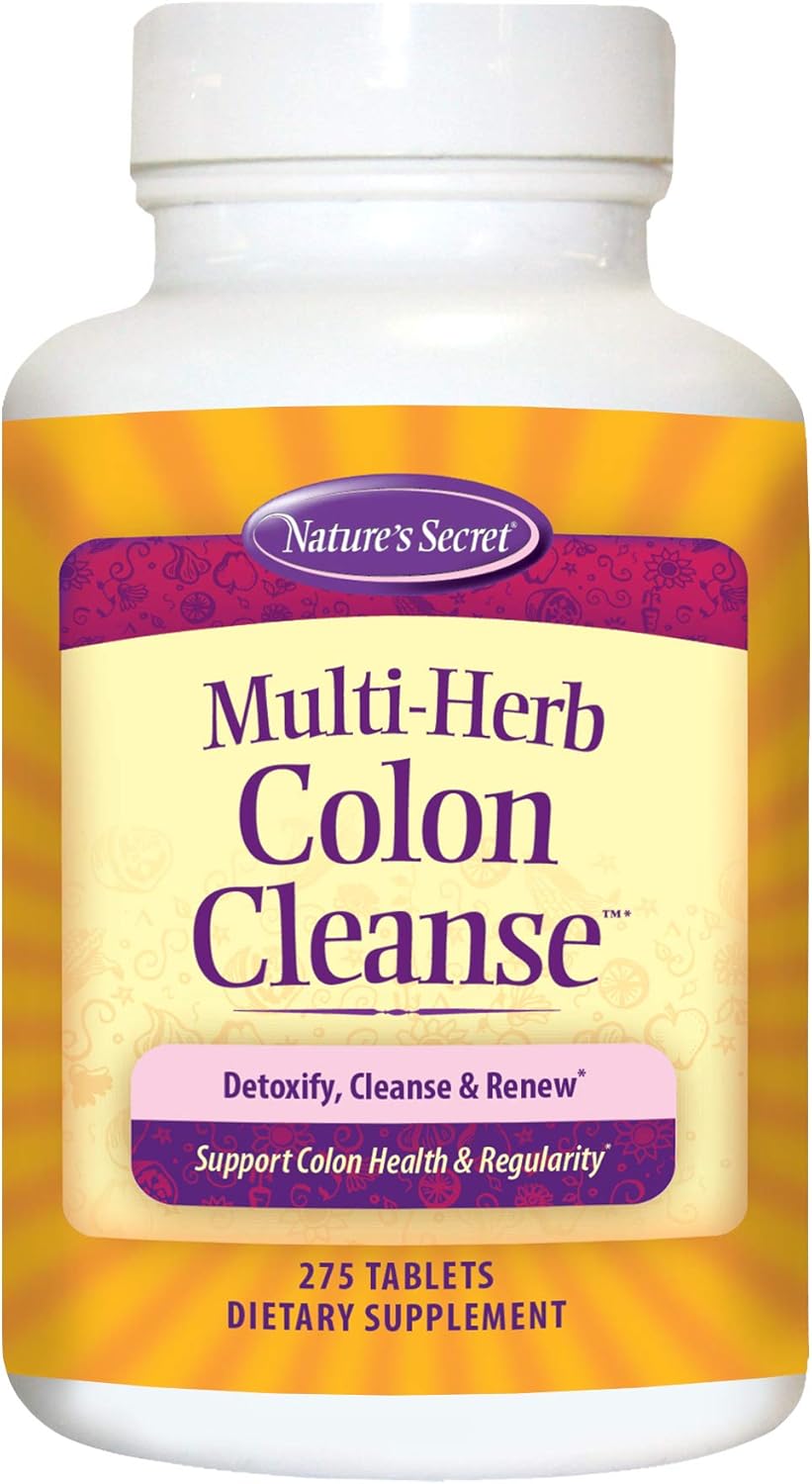 Nature’s Secret Multi-Herb Colon Cleanse, 275 Tablets