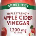 Nature's Truth Apple Cider Vinegar Capsules | 1200mg | 200 Pills | Extra Strength | Value Size | Non-GMO, Gluten Free Supplement